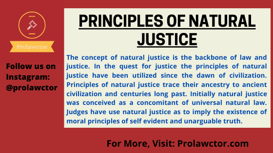 Principles of Natural Justice: Administrative Law Notes