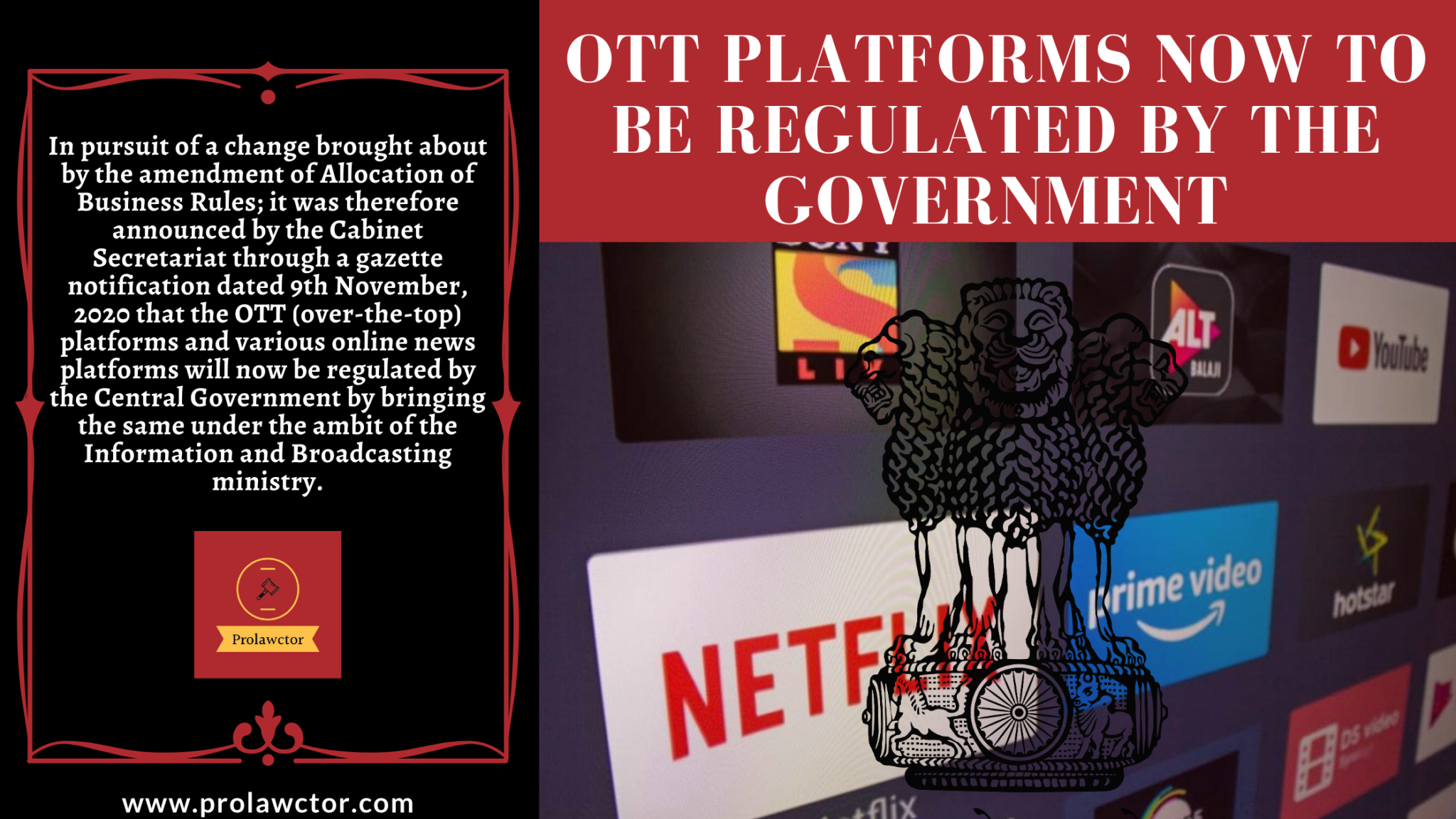 OTT Platforms: Can Indian Government Regulate Indian OTT Platforms ...