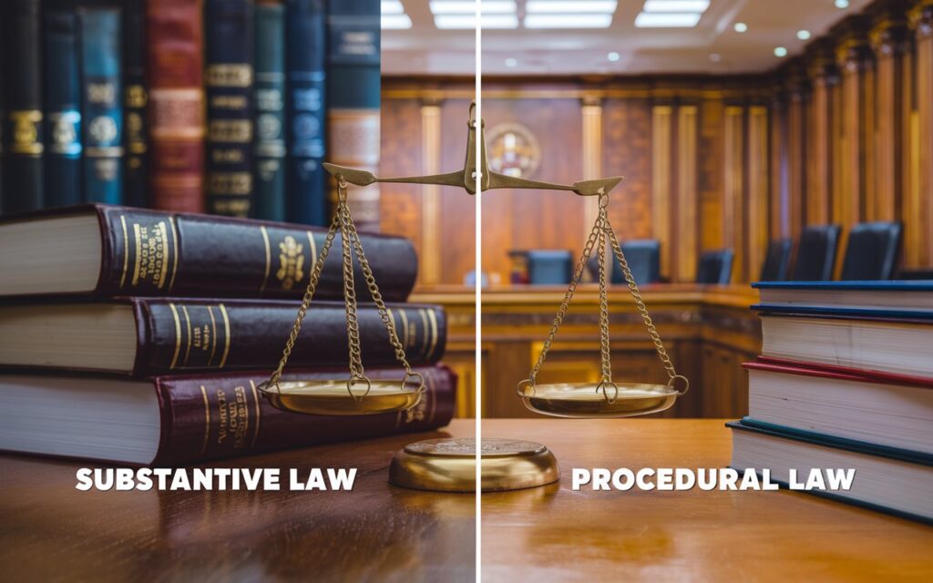 Differences Between Substantive and Procedural Law